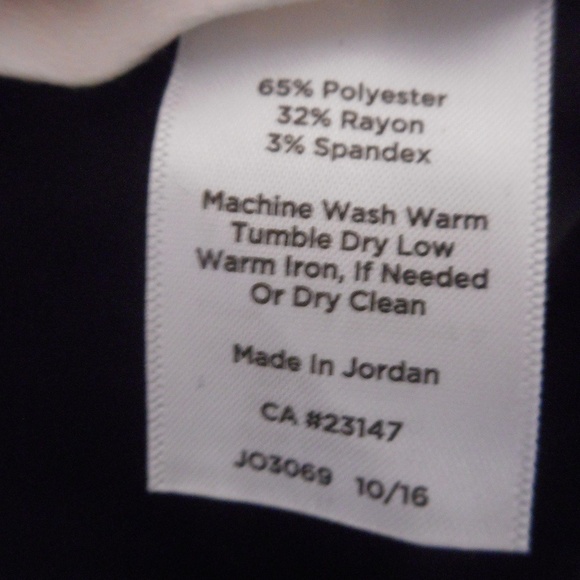 Talbots Petites Size 6P Black Trouser Dress pants - Picture 7 of 7